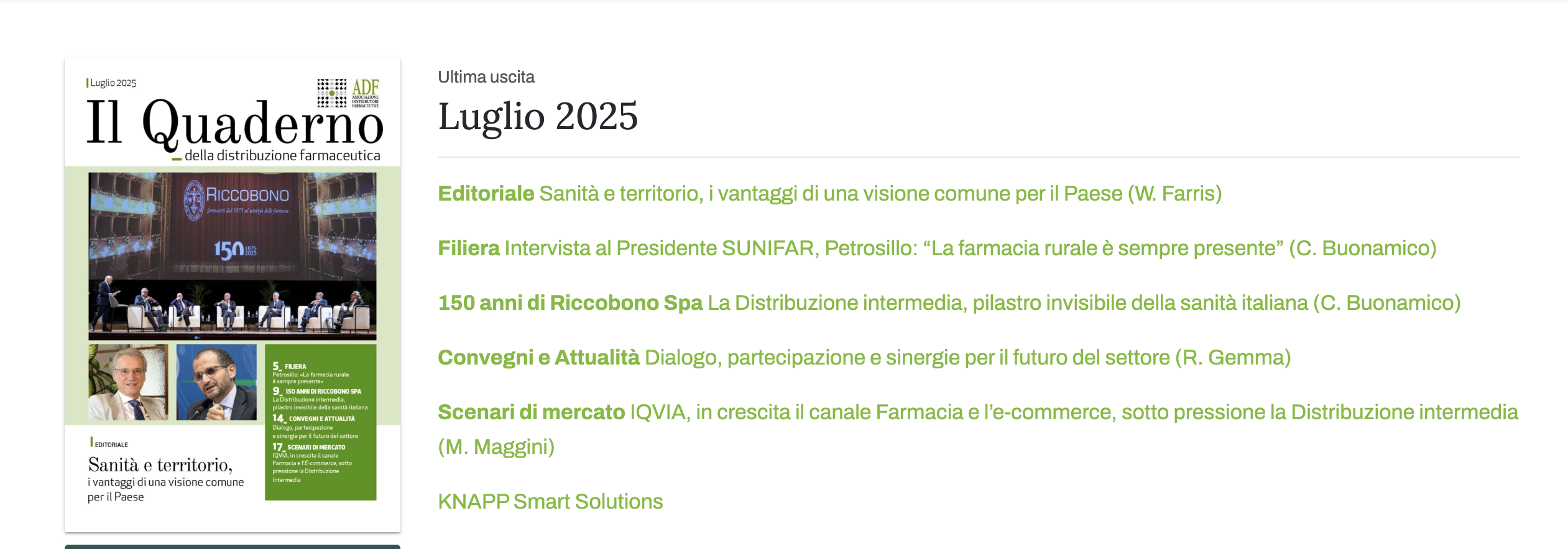 QDF - luglio 2025 - a proposito di 150°